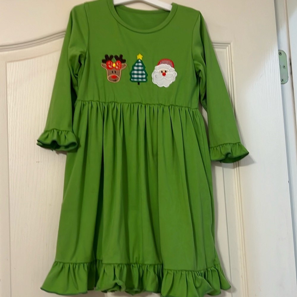 Green Christmas dress